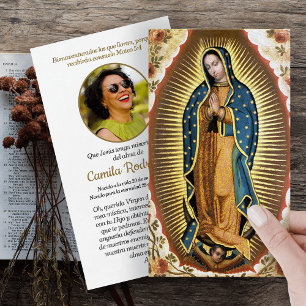 Père Noël Maria, Carte de prière Virgen de Guadalu