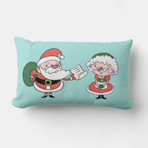 Père Noël & Mme Claus lancent des oreillers