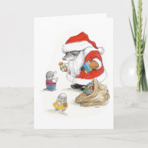 père Noël Mole donne carte cadeau