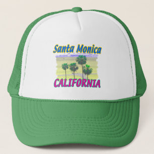 Père Noël Monica California Palm & Beach Casquette