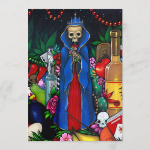 Père Noël Muerte INVITATIONS Jour des morts