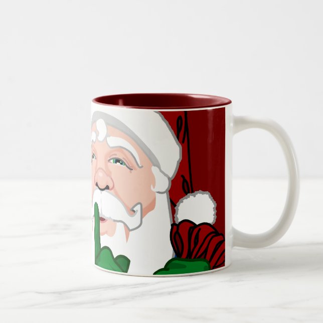 Père Noël Mug Coffee Cup Festive Noël Père Noël Cu (Droit)