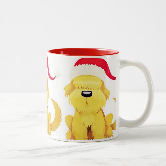 "PÈRE NOËL PUPPY" CHRISTMAS MUG (Droit)