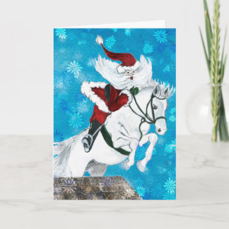 Père Noël Ride est une carte à cheval