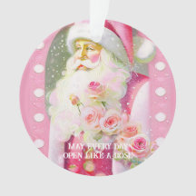 Père Noël Rose Abîmée Chic Rose Pâle Père Noël Rom