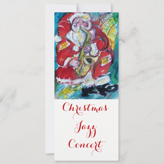 PÈRE NOËL & SAX, CHRISTMAS JAZZ PROGRAMME DE CONCE (Devant)