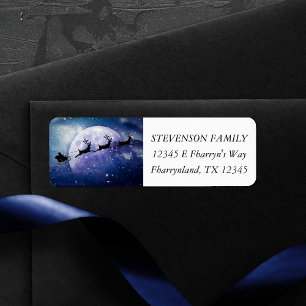 Père Noël Sleigh Imaginaire Galaxy Christmas Nig