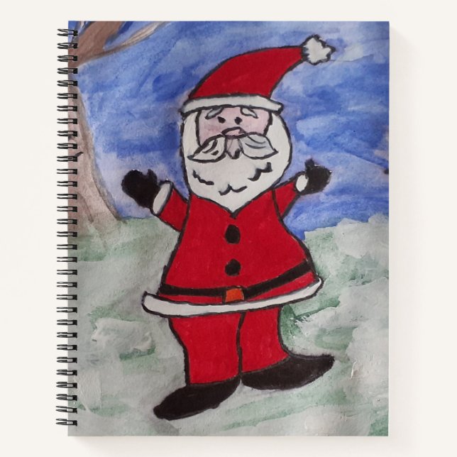 Père Noël & Snowman Spiral Carnet (Devant)