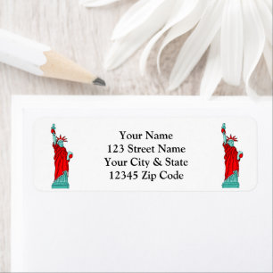 Père Noël Statue de la Liberté adresse de Noël per