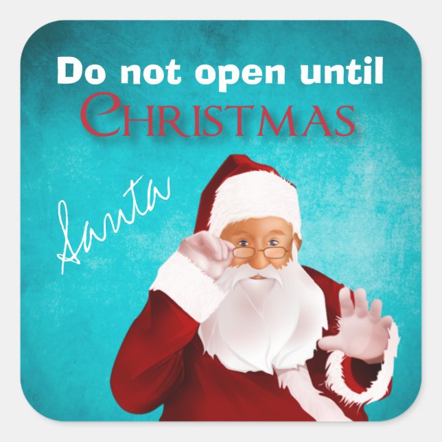 Père Noël Stickers Forfait Officiel (Devant)