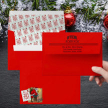 Père Noël sur le toit Cet enveloppe convient pour