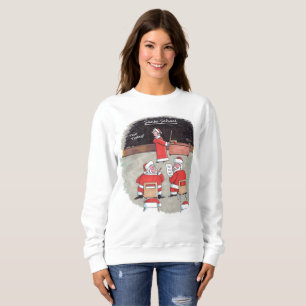 Père Noël Test femmes sweatshirt blanc