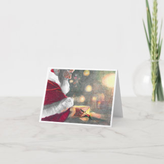 Père Noël Touch, carte de Noël Père Noël emballage
