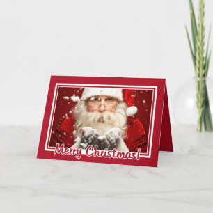 père Noël / VOS PHOTOS Carte de voeux Cadres de No
