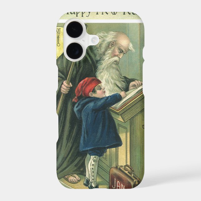 Père Time vous souhaite une bonne année (Verso)