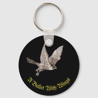 Peregrine Falcon A Bullet With Wings Keychain