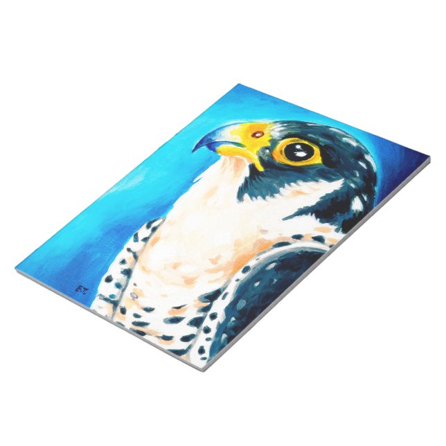 Peregrine Falcon Art Notepad (Angled)