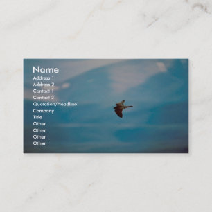 Peregrine Falcon Business Card