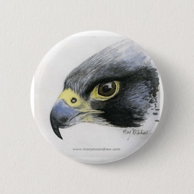 "Peregrine Falcon" button (Front)