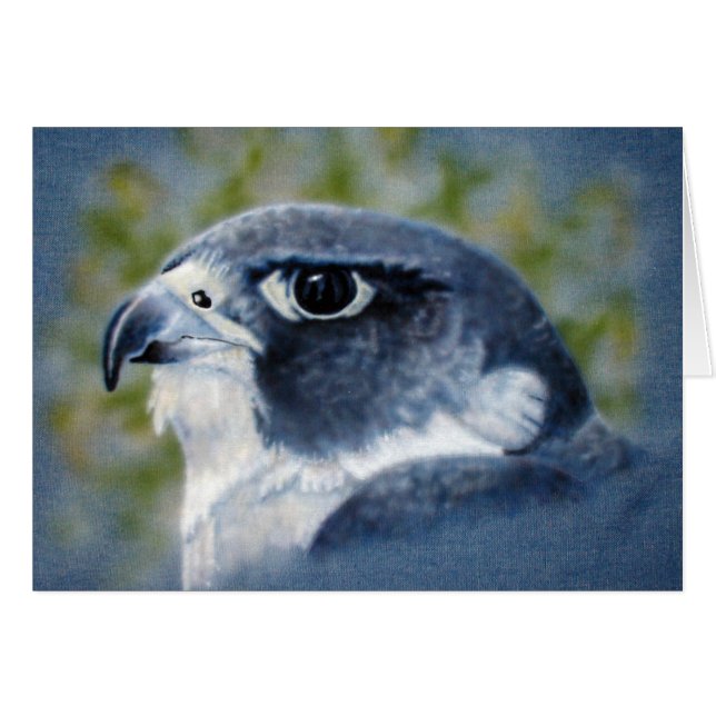 Peregrine Falcon Card (Front Horizontal)