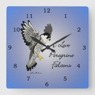 Peregrine Falcon Clock