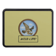 Peregrine Falcon Dark Khaki Truck Hitch Cover