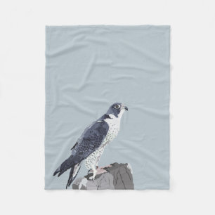 Peregrine Falcon Fleece Blanket