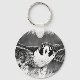 Peregrine Falcon Keychain