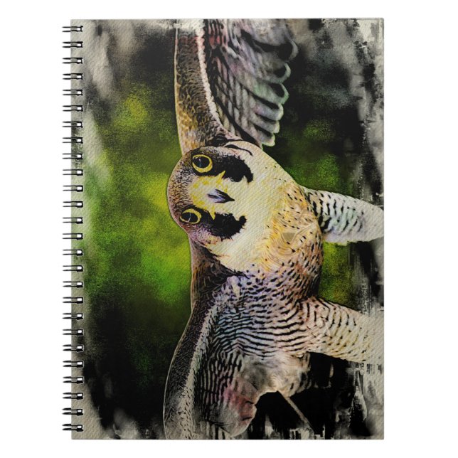 Peregrine Falcon Notebook (Front)
