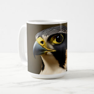 Peregrine Falcon Portrait Coffee Mug