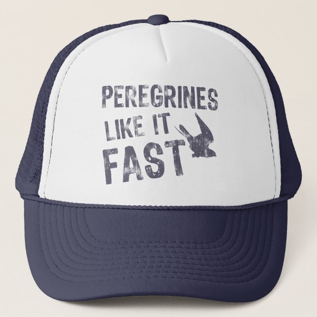Peregrines Like It Fast Trucker Hat (Front)