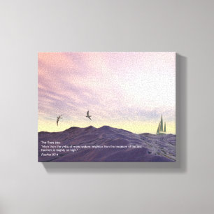 Perek Shira - The Seas Canvas Print