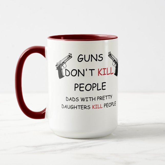 Pères avec de jolies filles Mug (Gauche)