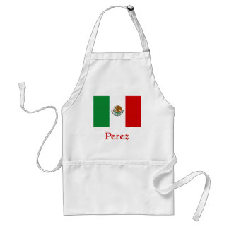 Perez Mexican Flag Standard Apron