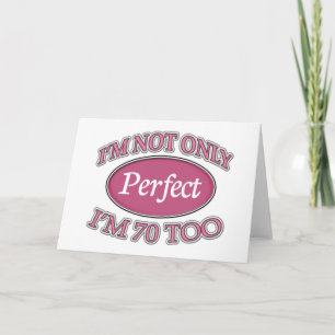 Perfect 70 Year Old Card