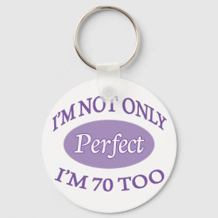 Perfect 70 Year Old Keychain
