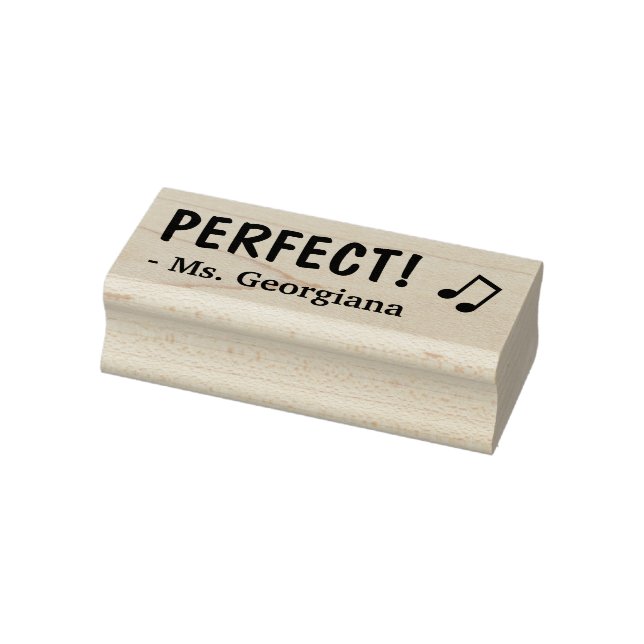 "PERFECT!" Acknowledgement Rubber Stamp (Stamp)
