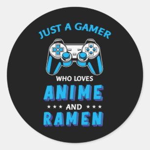 Perfect Anime, Video Games & Ramen Classic Round Sticker