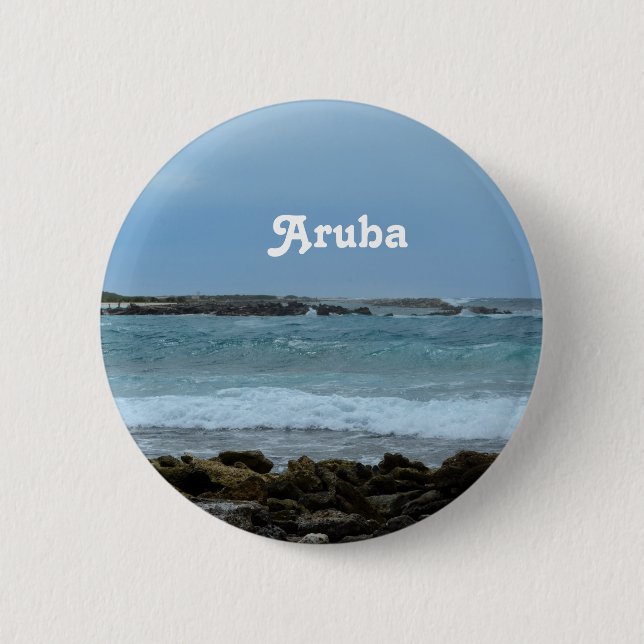 Perfect Aruba 2 Inch Round Button (Front)