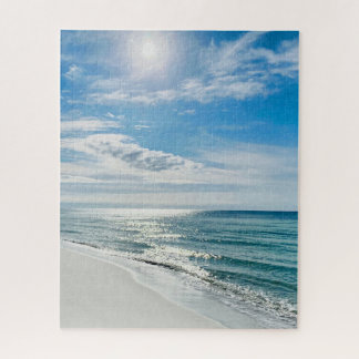 Perfect Beach Day My Happy Place Coastal Jigsaw Puzzle