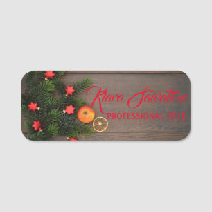 Perfect Beautiful Christmas  Name Tag
