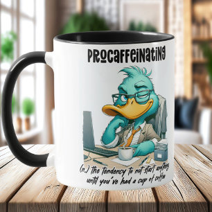Perfect Blend of Humour and Coffee for Your Desk Mug
