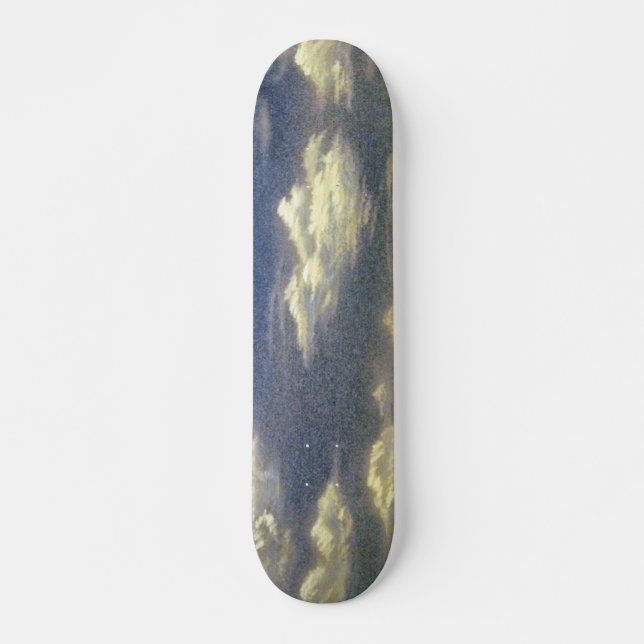 Perfect Blue Skies Skateboard (Front)