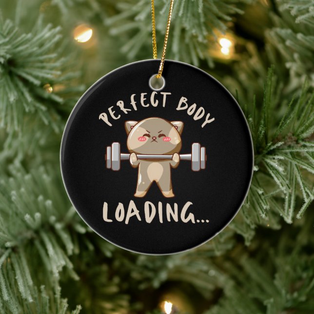 Perfect body loading... ceramic ornament (Tree)