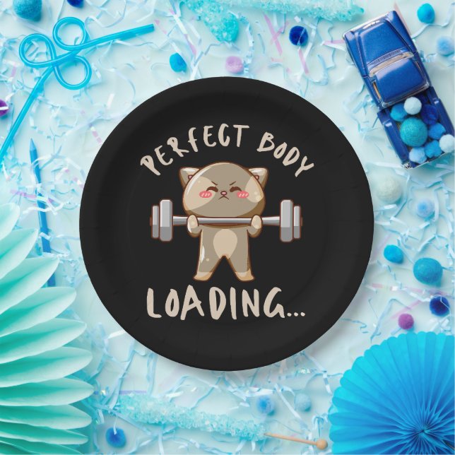 Perfect body loading... paper plate (Party)