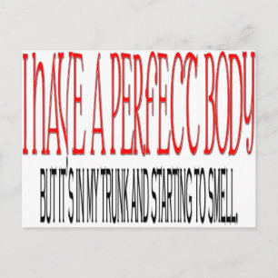 Perfect body postcard