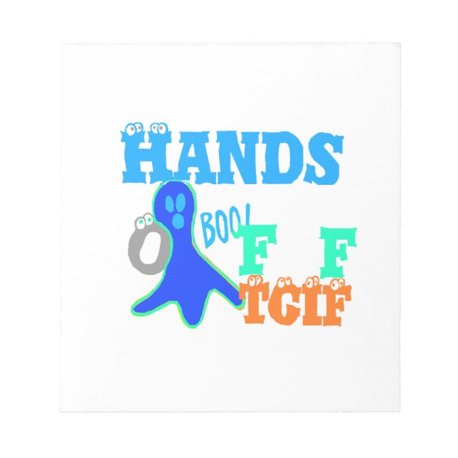 Perfect Boo! TGIF Thanks God Its Friday Hakuna Mat Notepad (Front)