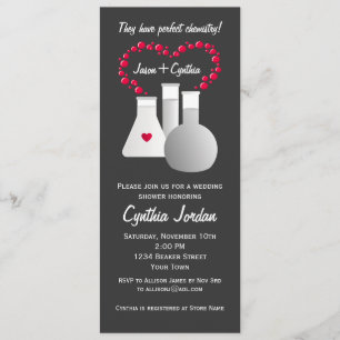 Perfect Chemistry Bridal Shower Invitation