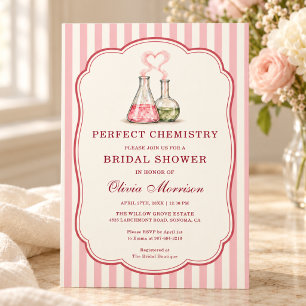Perfect Chemistry Bridal Shower Invitation