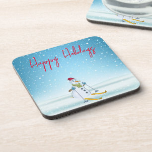 Perfect Christmas Snowman Coaster